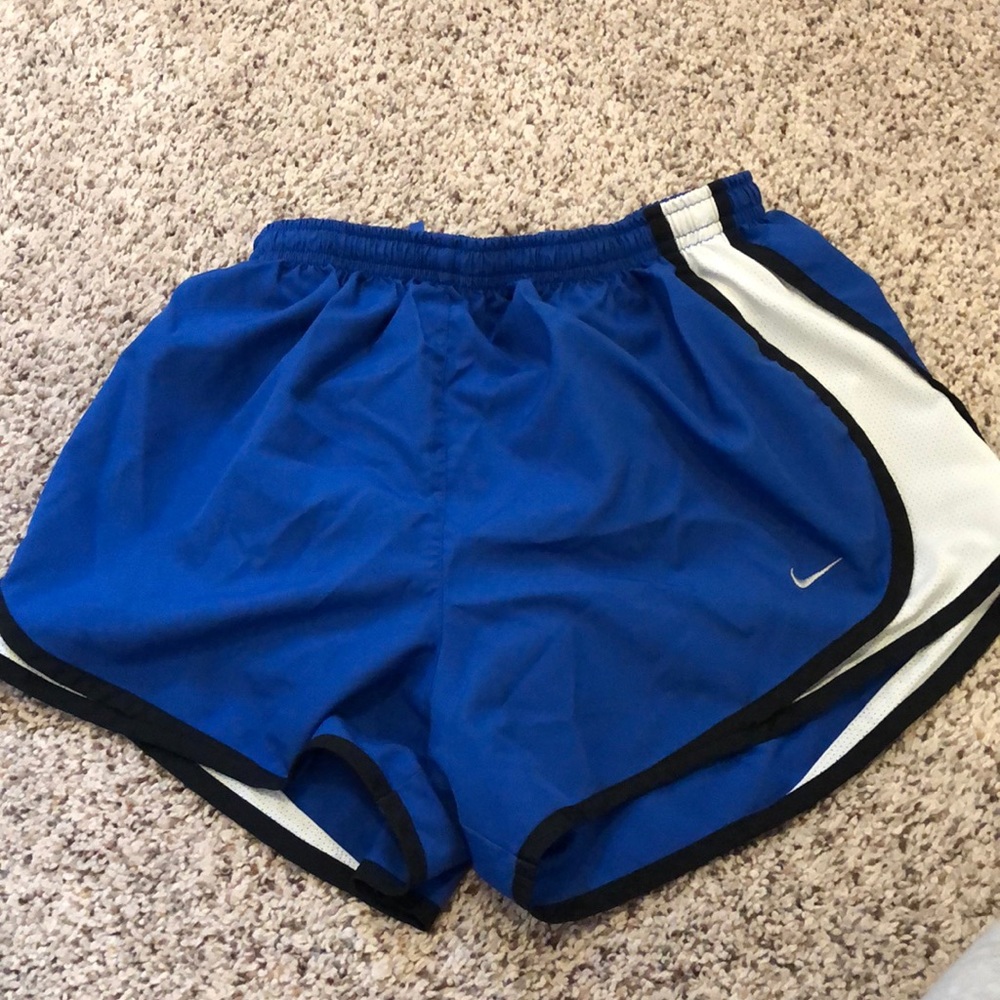 Blue nike shorts